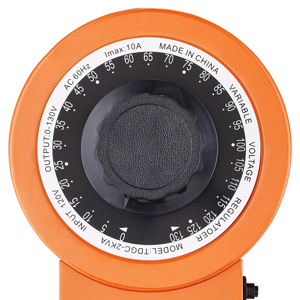 VEVOR 2000VA Variable Voltage Transformer 20A 0-130V AC Voltage Regulator