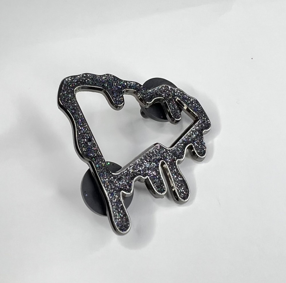Blackout Drip Hat Pin