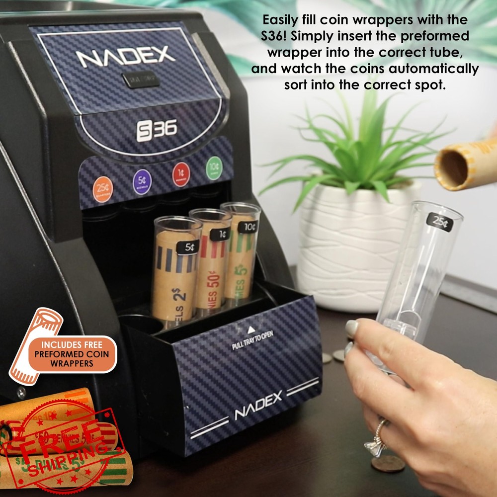 Nadex 36S Automatic Coin Sorter