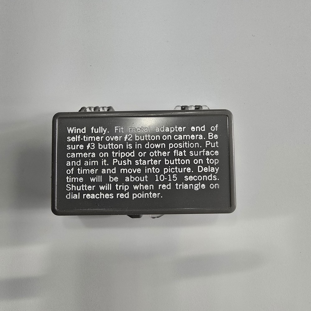 Polaroid Self Timer #192 Designed For Polaroid Color Pack Cameras.