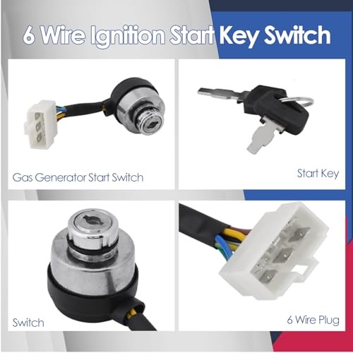 Key Switch of 6 Wire Ignition Start Ignition Start Key Switch Start Starter