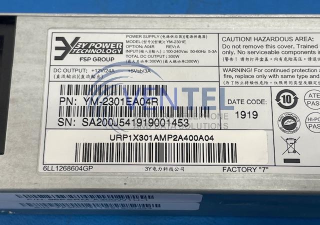 ADVANTECH 96PSRM-A300W1U-1