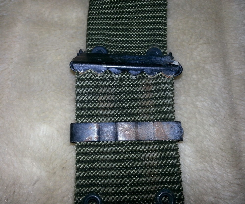 NYLON US ARMY BELT WITH BALL HOOK BUCKLE