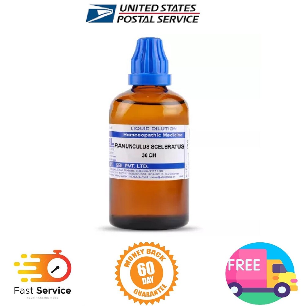 SBL Homeopathic Ranunculus Sceleratus (30 ML / 100 ML) (Select Potency)