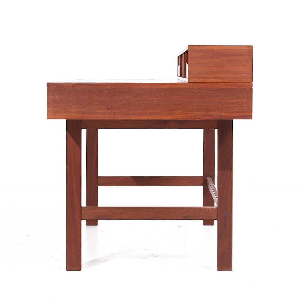 Peter Lovig Mid Century Danish Teak Flip Top Desk