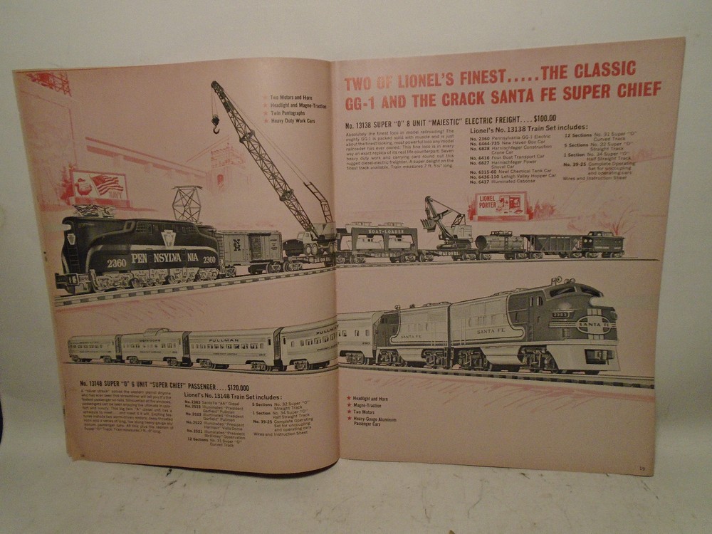 ORIGINAL LIONEL 1963 56 PAGE TRAIN CATALOG