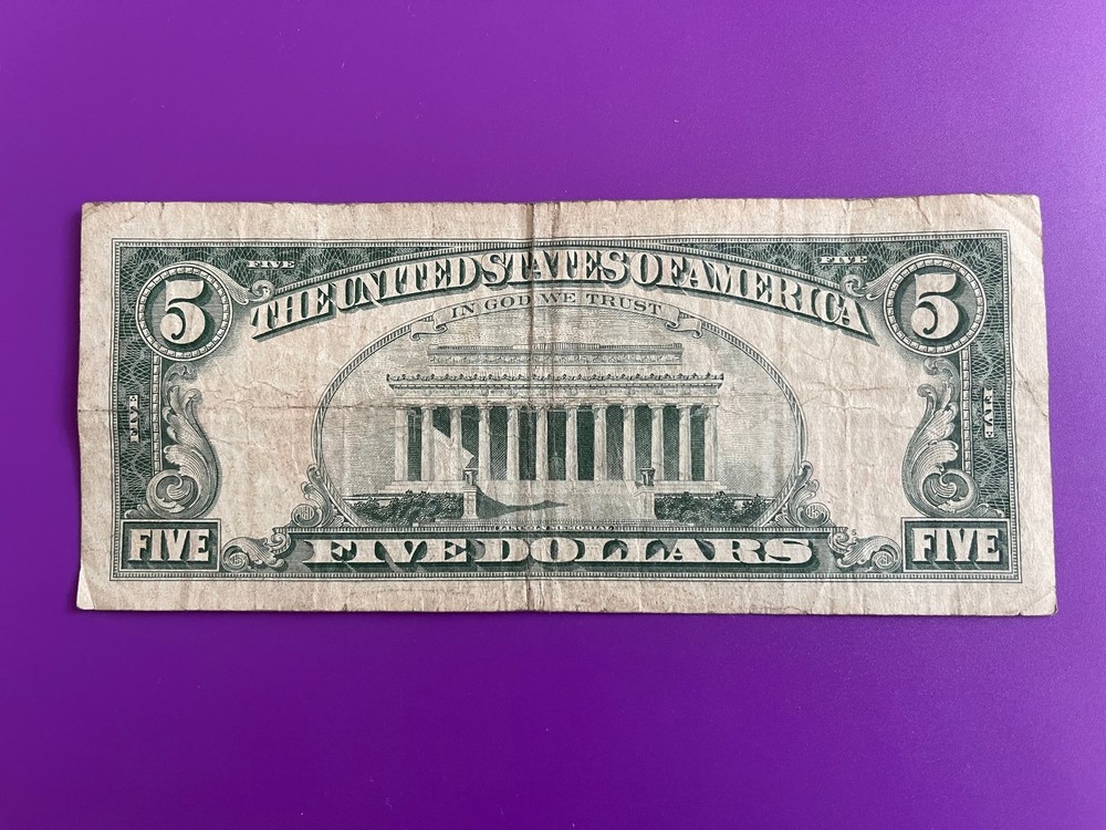 $5 1963 UNITED STATES NOTE CHOICE F NOTE