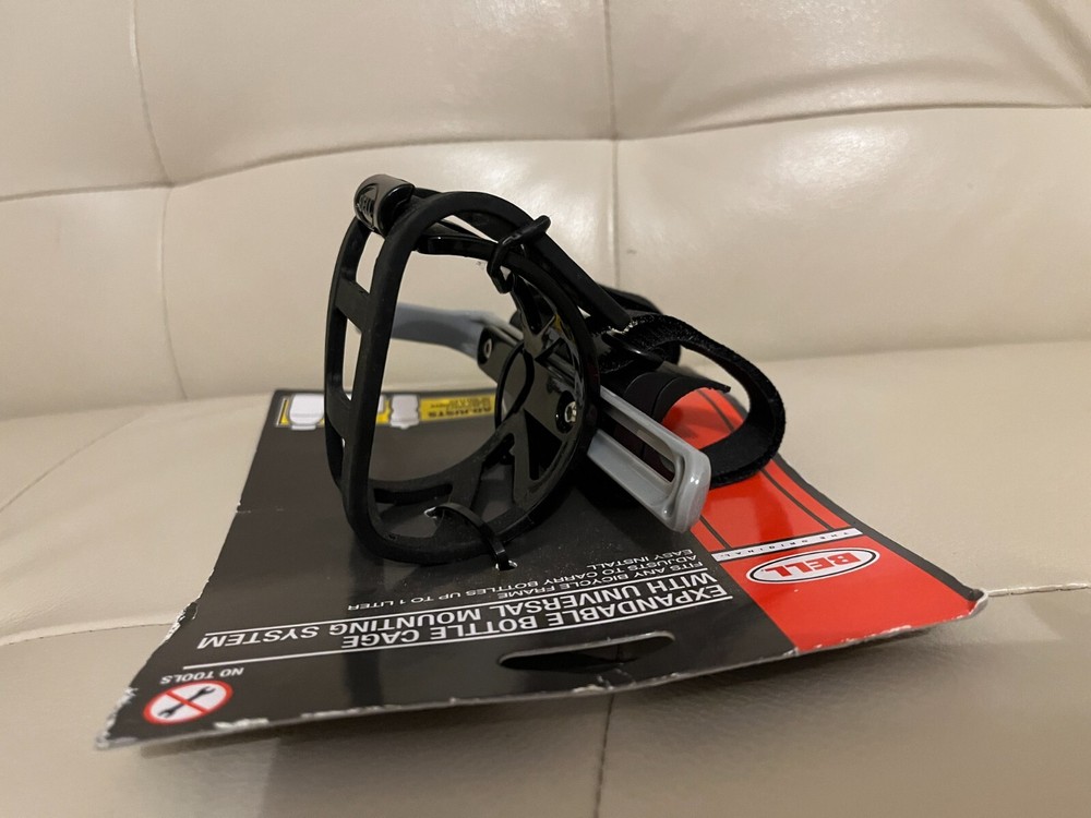 BELL EXPANDABLE BOTTLE CAGE WITH UNIVERSAL MOUNTING SYSTEM