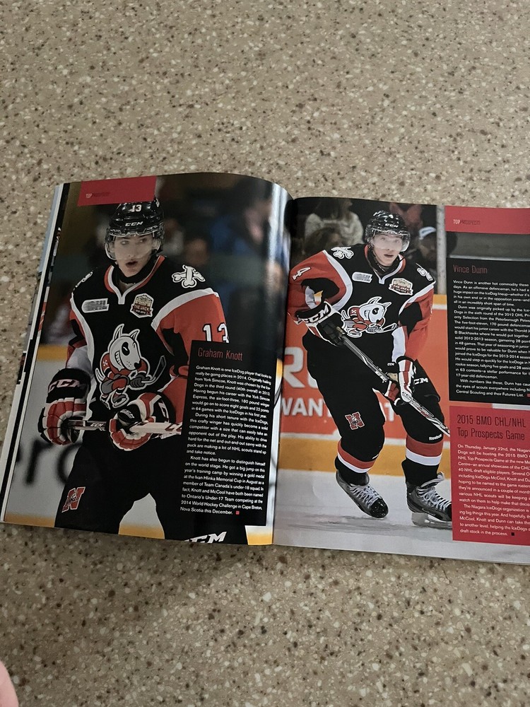 Niagara Icedogs First Game Meridian Centre Program 10-16 2014 *2014/15 Yearbook