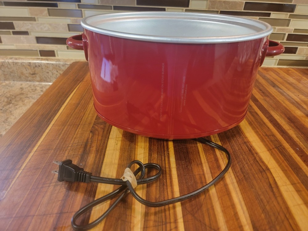 Replacement Rival Crock Pot SCV401 Base Only Tested Works - Red