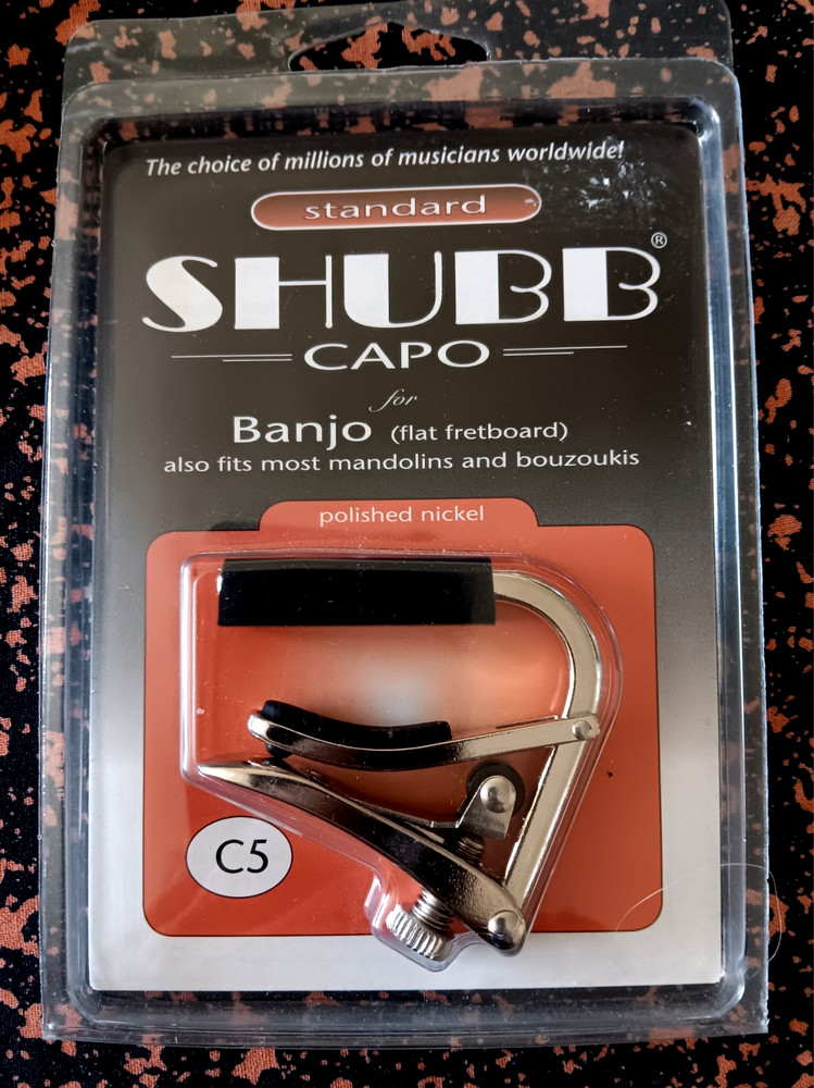 SHUBB C5 / NICKEL   Standard  BANJO Capo