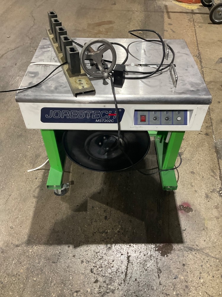 JORESTECH YS-A2H SEMI-AUTOMATIC STRAPPING MACHINE USED