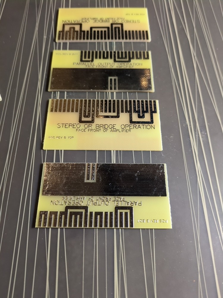(1) Hifonics Generation X Parallel Output System Card Old School Rare