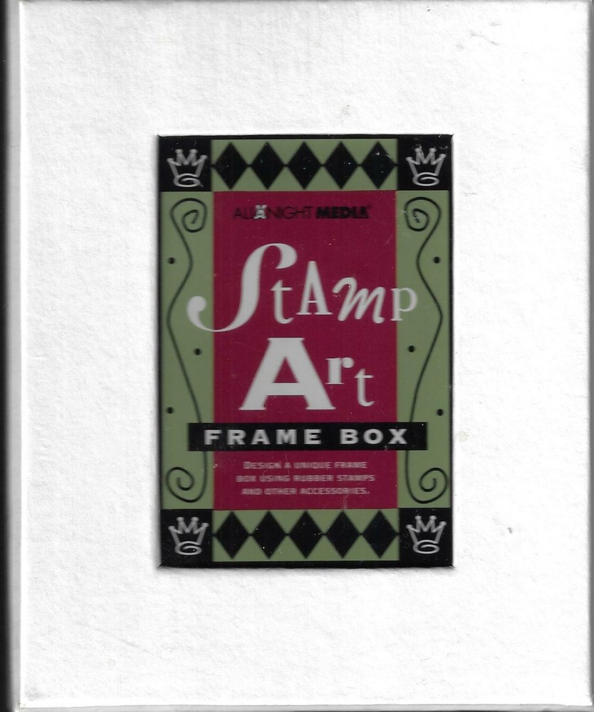 Stamp Art Frame Box  with Magnetic Closure-New