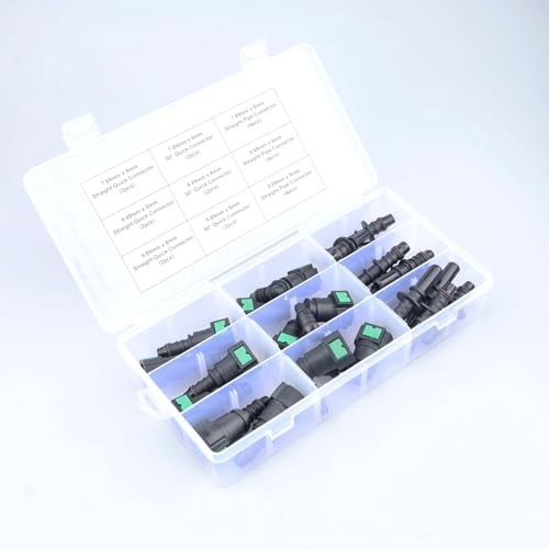 AC PERFORMANCE 24PCS Assorted Fuel 24PCS - Assortment - 8mm Quick Connector Kit