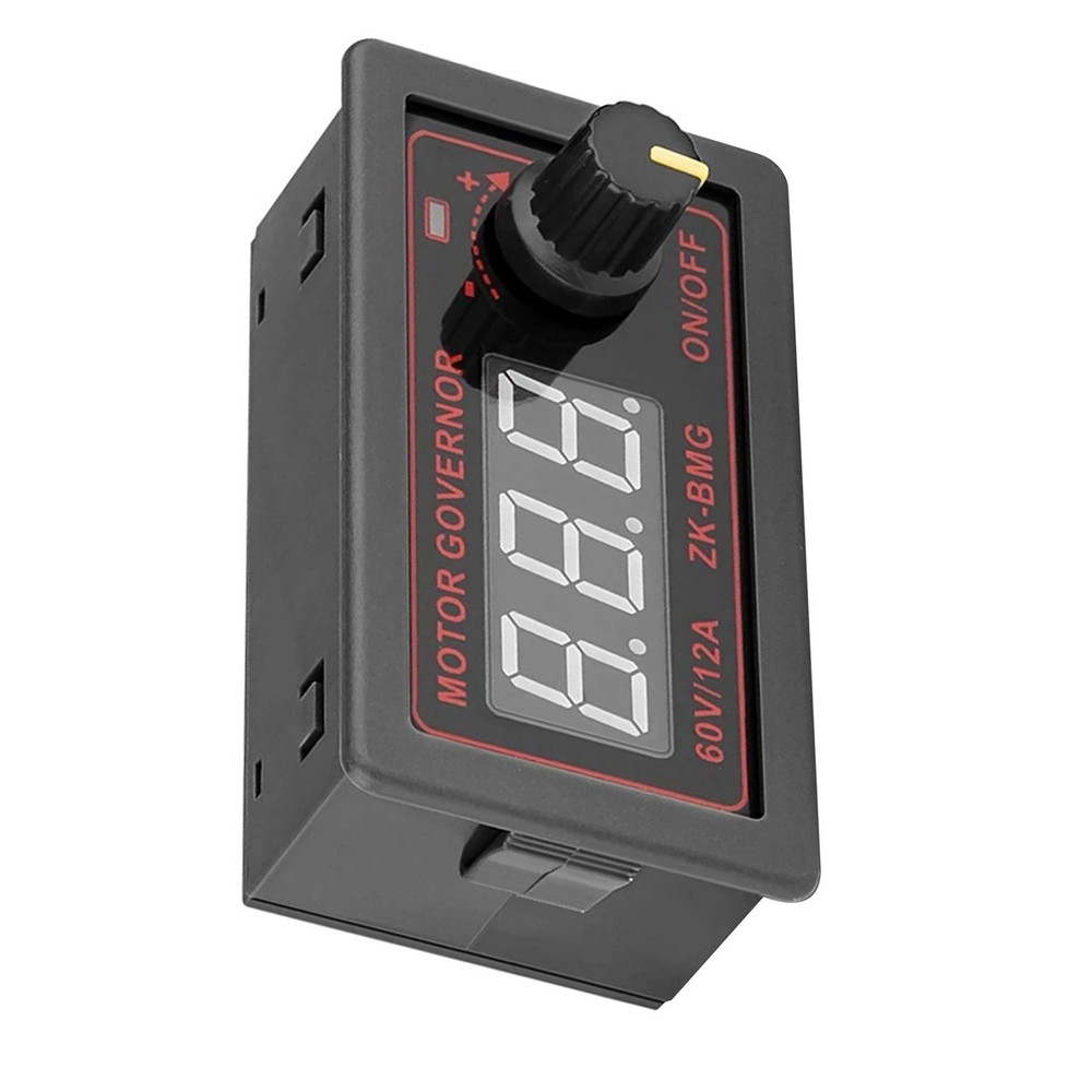 DC 9-60V Digital PWM Motor Speed Controller Module 12A 500W with Encoder Knob