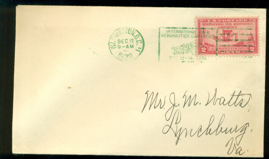 1928 FDC - Scott# 649 - DC Cancel - No Cachet