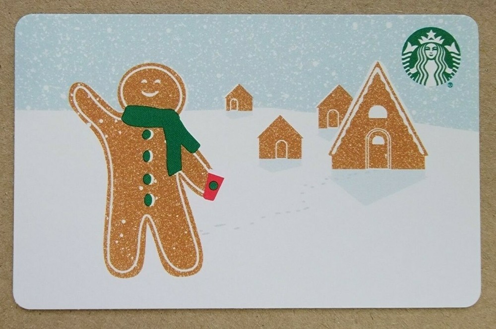 Starbucks Card #6193 - Gingerbread Man 2021 BC