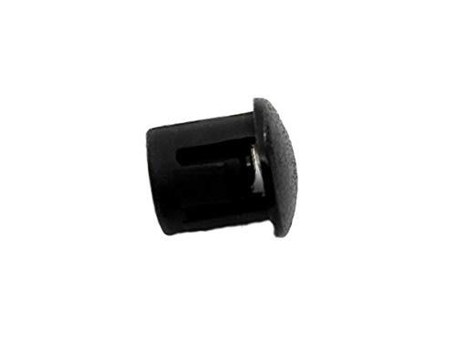 1/4" Hole Nylon Locking Panel Plugs Black/White Dome Cover 5/16" Top Width