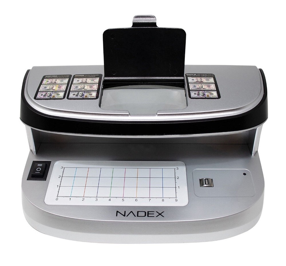NADEX V27 UV Counterfeit Detector, Microprint Magnifier, Rechargeable