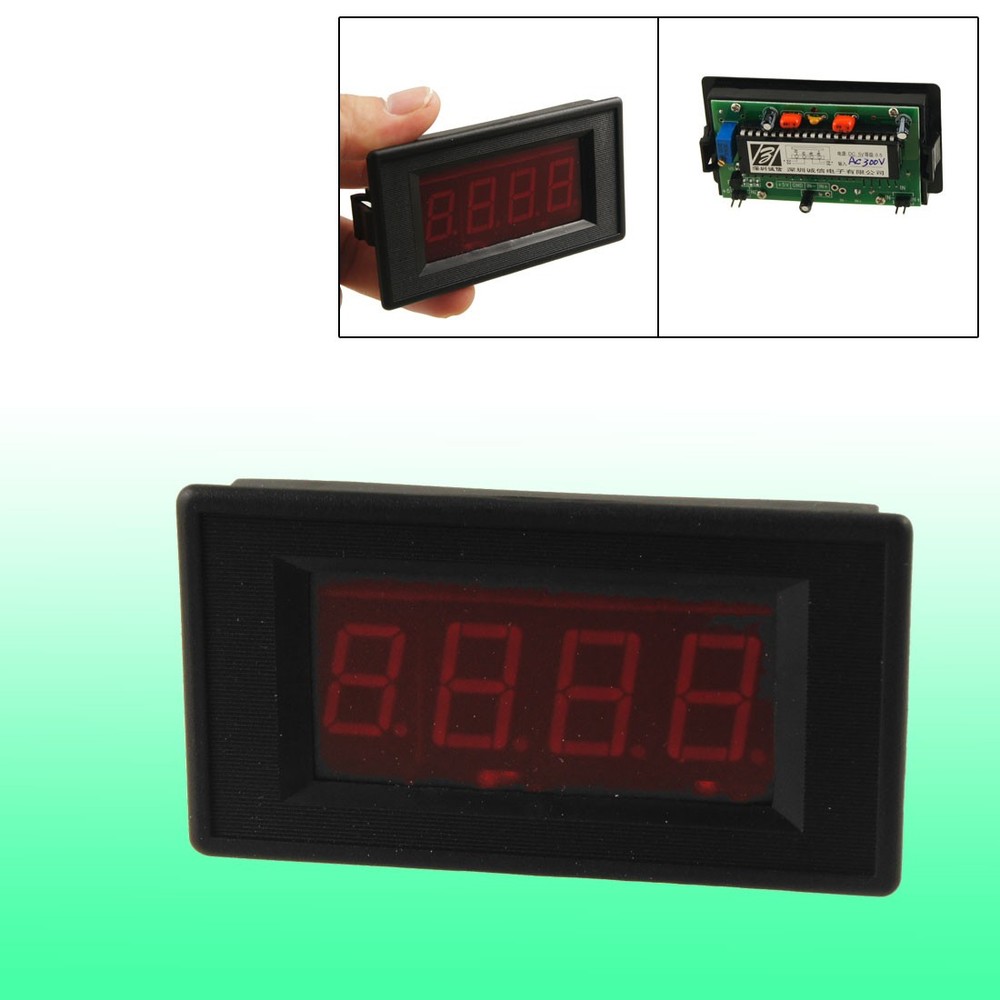 Red LED Digital Display AC 0-300V Voltage Test Panel Voltmeter New