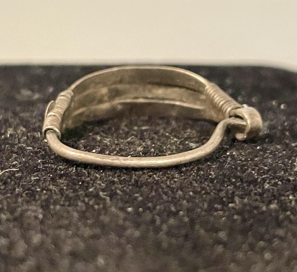 Antique Turkmen Silver Septum Ring