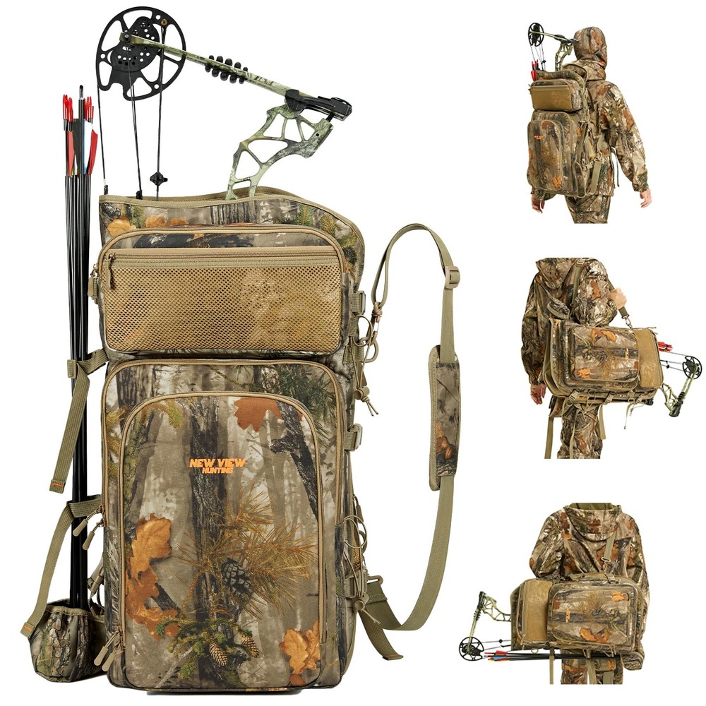 Deer & Elk Hunting Backpack with Spacious Bow Compartment, Features Expandabl...