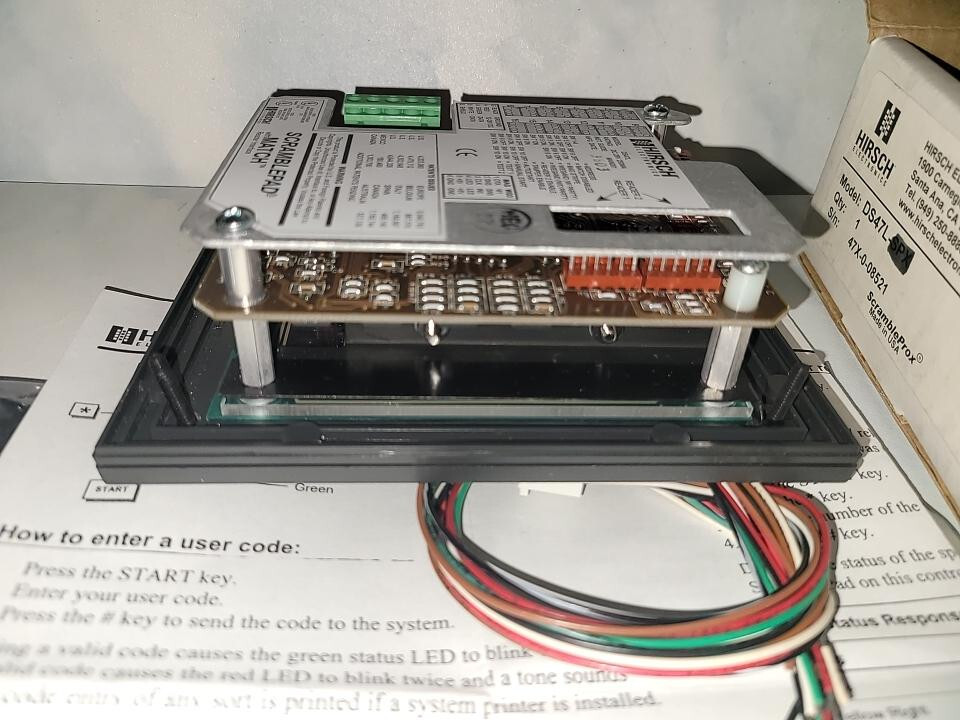 1x Hirsch DS47L ScramblePad as used