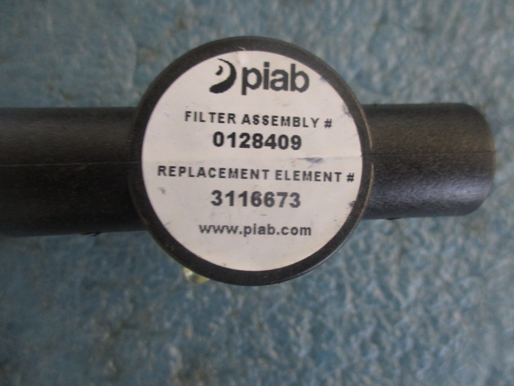 PIAB Model: 0128409 Plastic Filter. Unused Old Stock