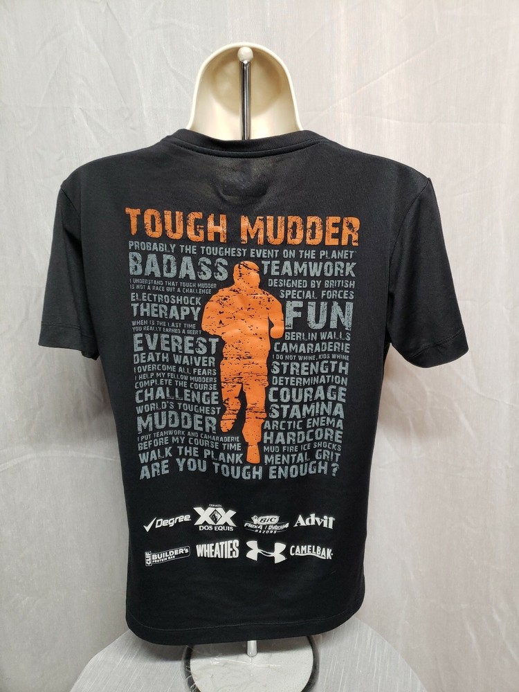 2013 Tough Mudder Finisher Womens Medium Black Jersey