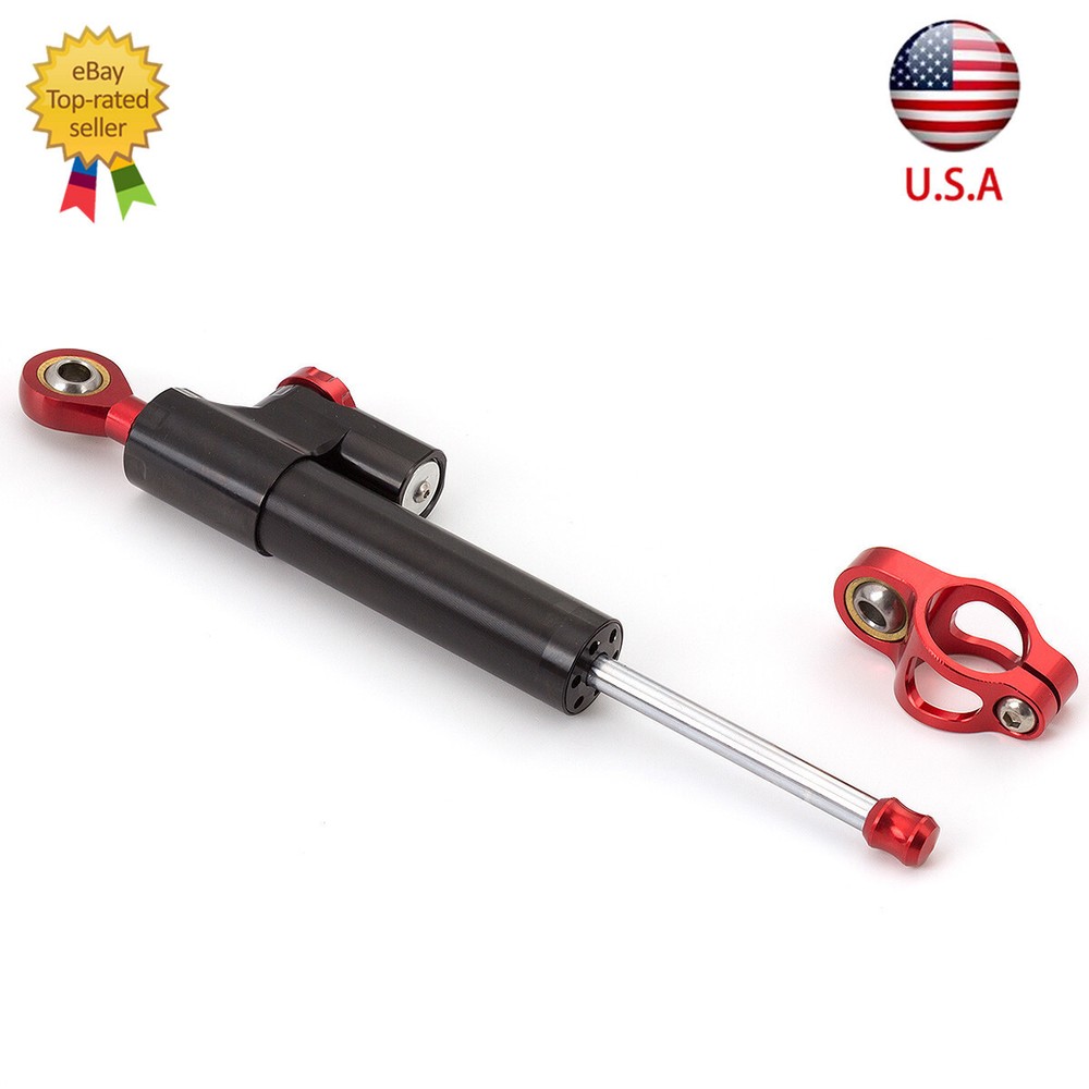 CNC Universal Shock Steering Damper Linear Stabilizer Reversed Safety Control