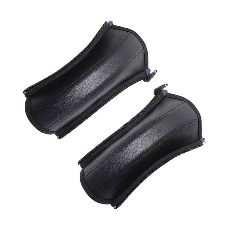 Pram Handle Cover PU Leather Baby Strollers Handlebar Protective Sleeve Case