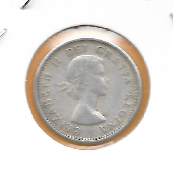 1963 CANADIAN 10 CENTS NICE (SILVER)