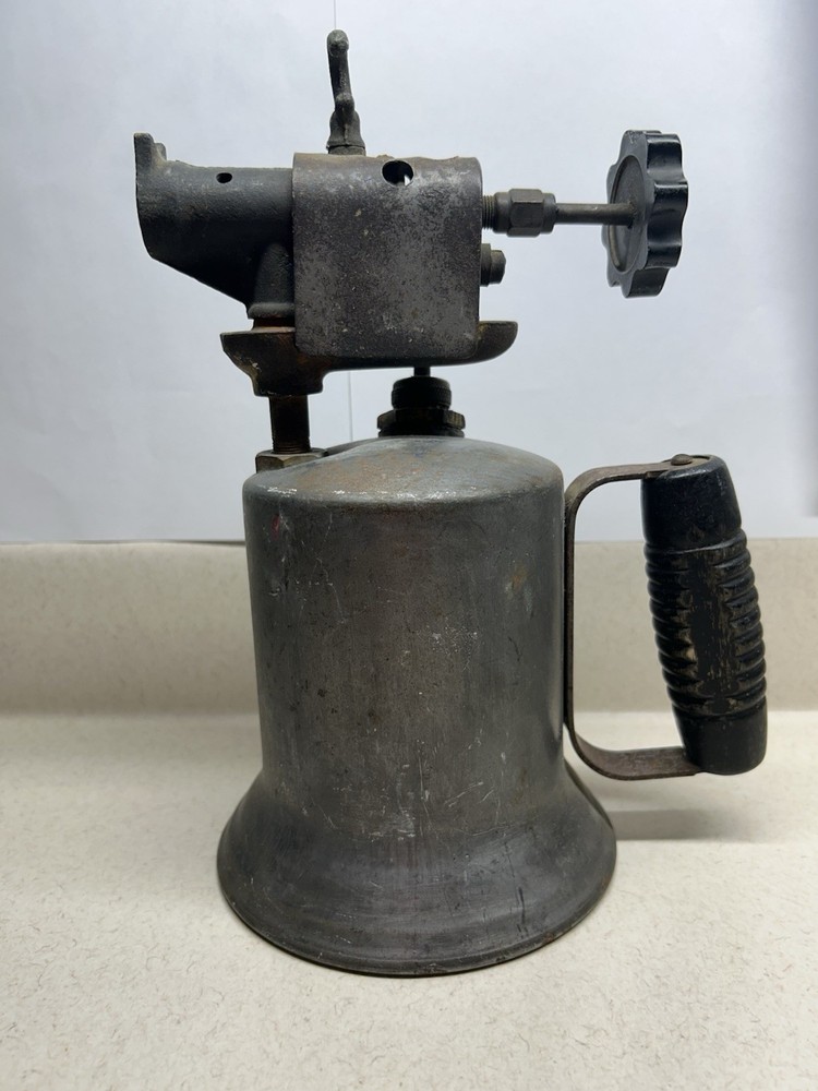 Vintage brass hand held blow torch