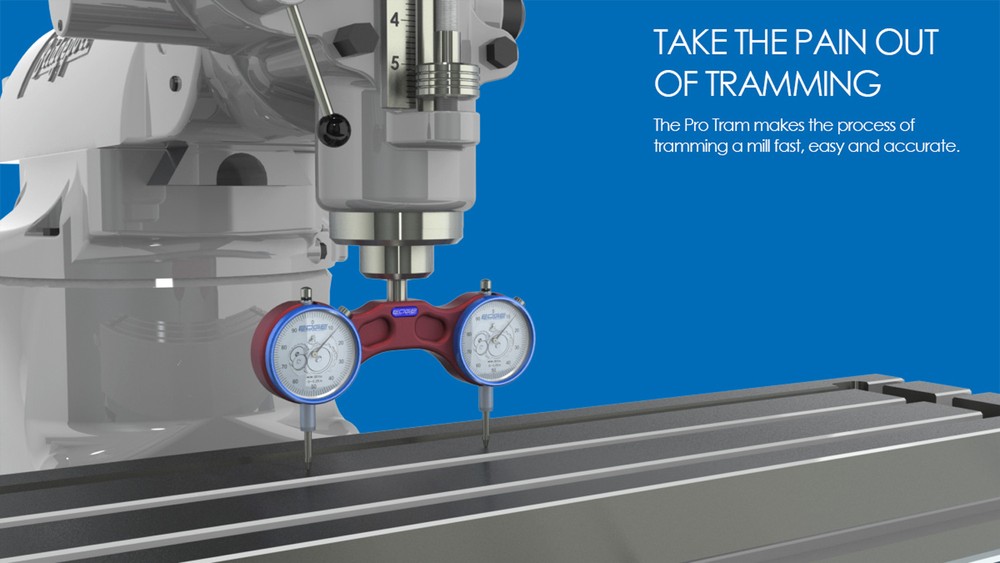 Pro Tram System 1/2" Shank x 0.001" Indicator Graduations