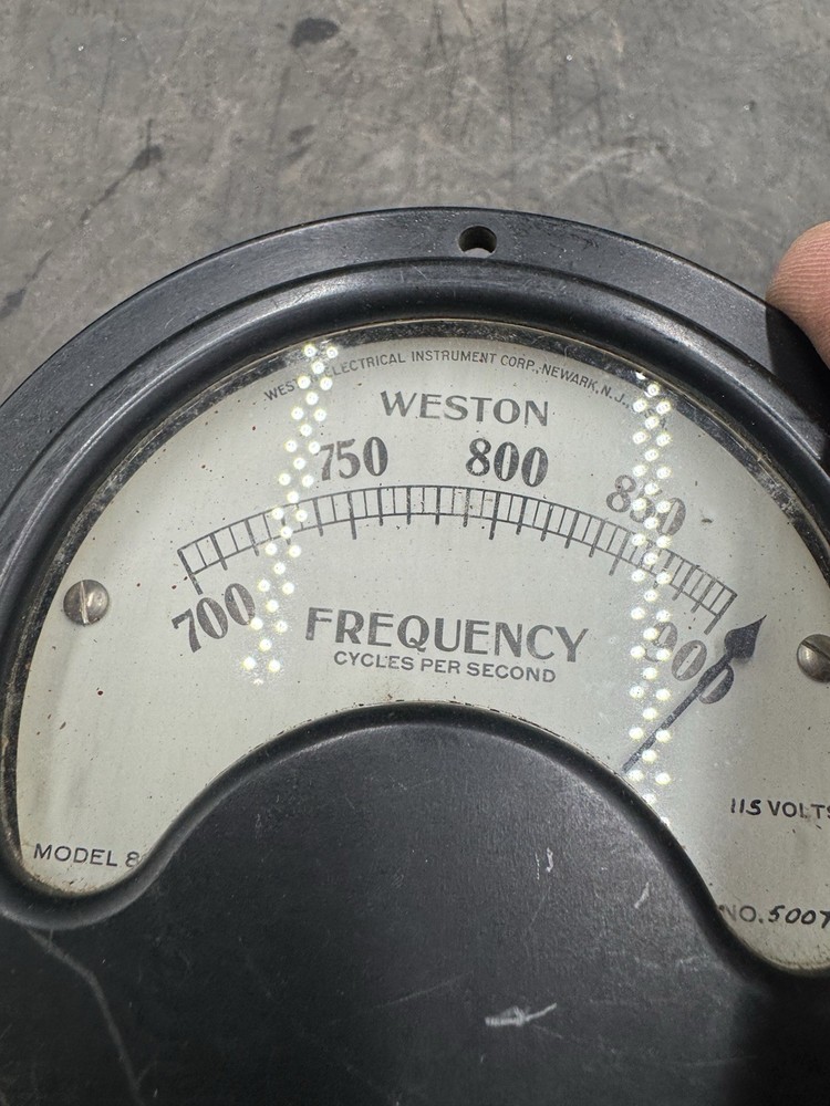 Vintage Weston Radio Frequency Meter Model 814