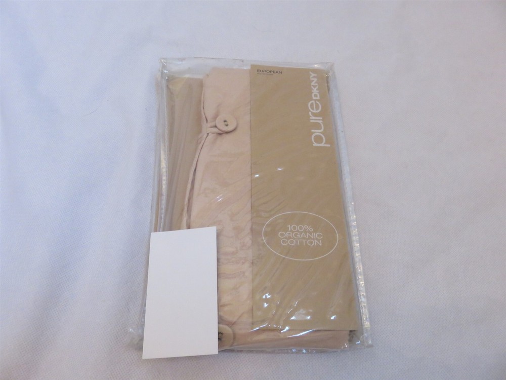 1 DKNY PURE COMFORT Solid Organic Euro Sham Shell