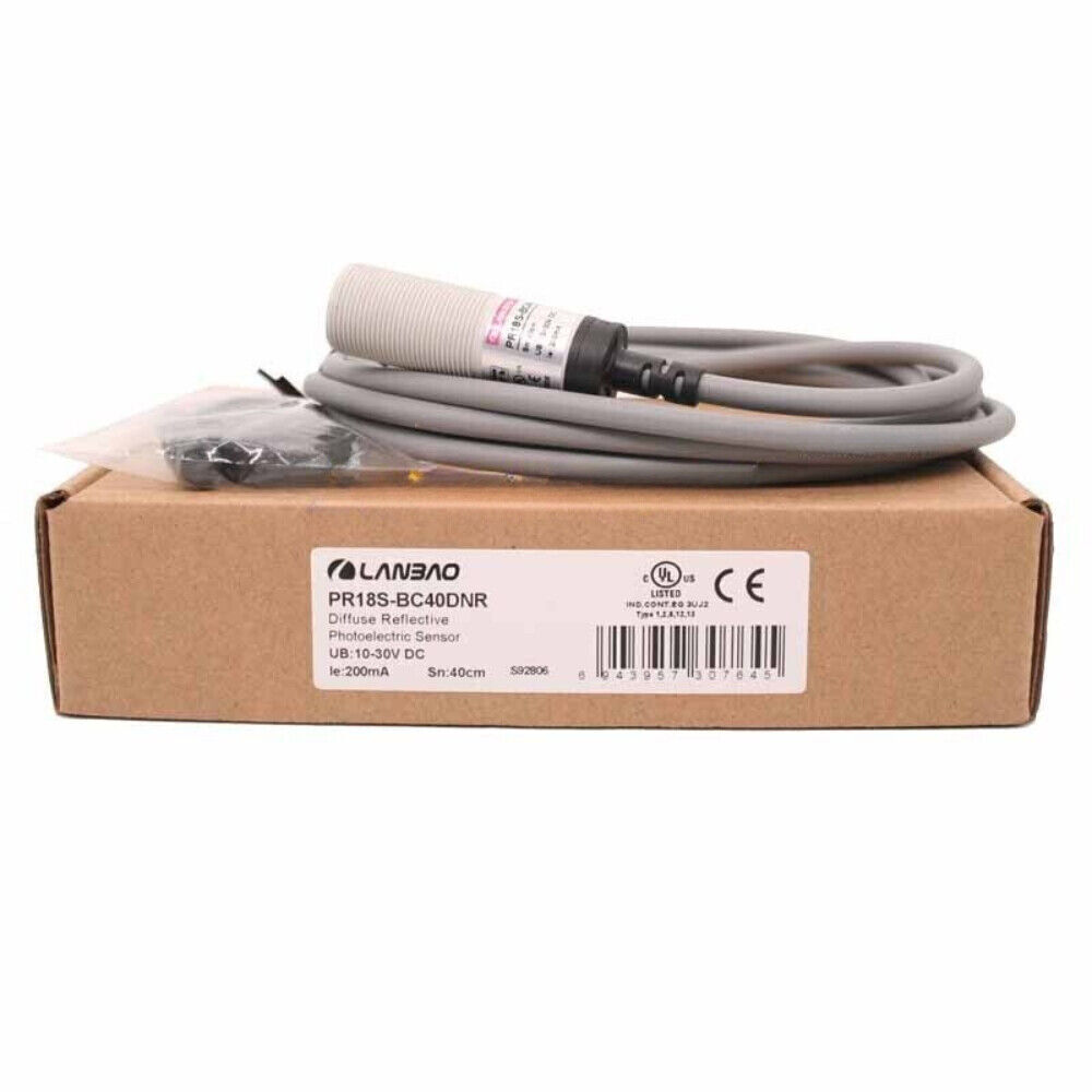 1pc New PR18S-BC40DNR Diffuse Reflective Photoelectric Sensor