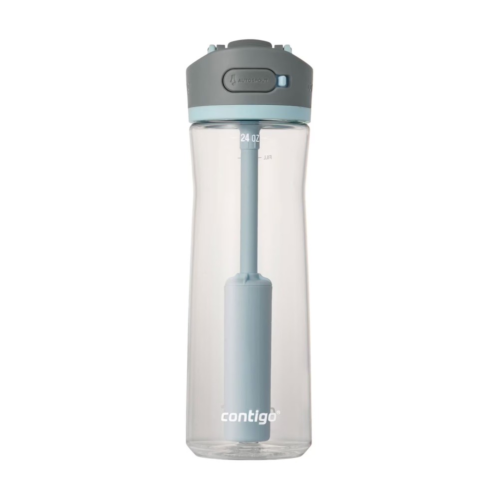 24 oz. Wells Plastic Filter Water Bottle - Salt