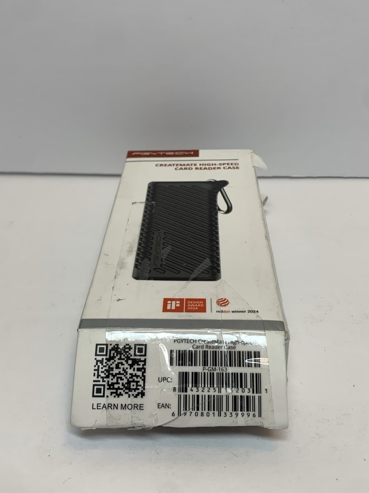 PGYTECH CreateMate High-Speed Card Reader Case, Water/Dust Proof ~ New, Open Box