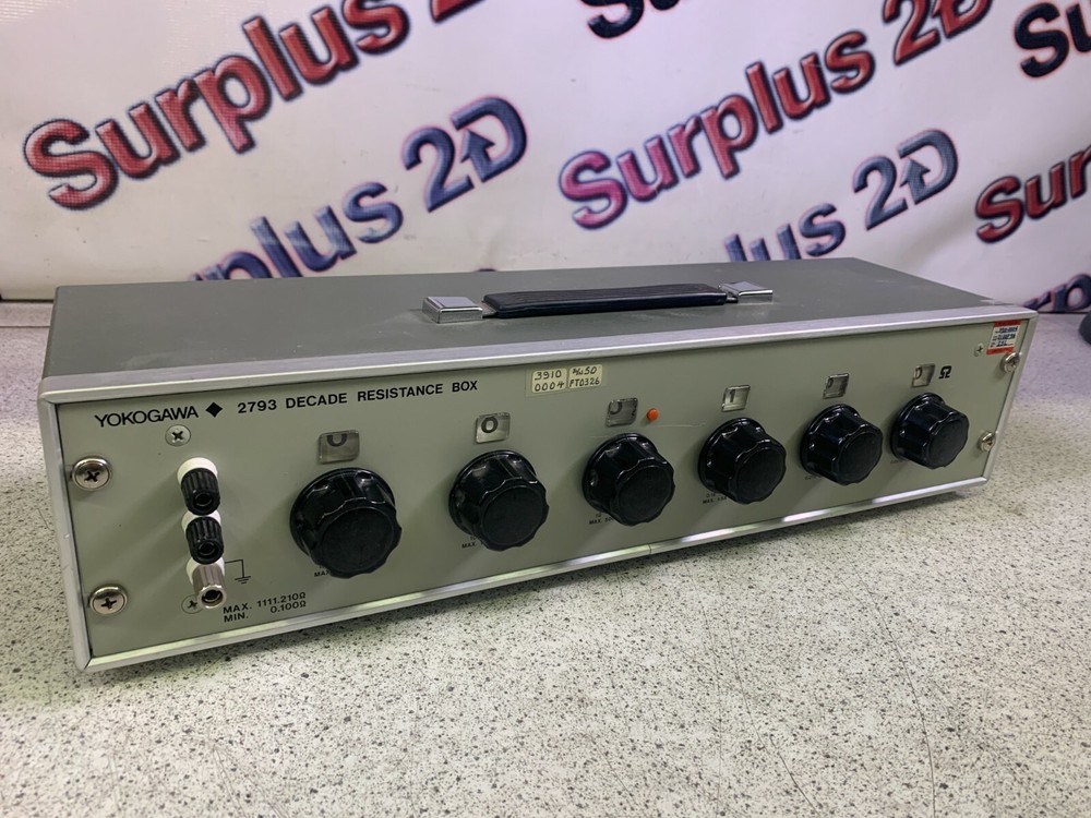 Yokogawa 2793  01 Decade Resistance Box