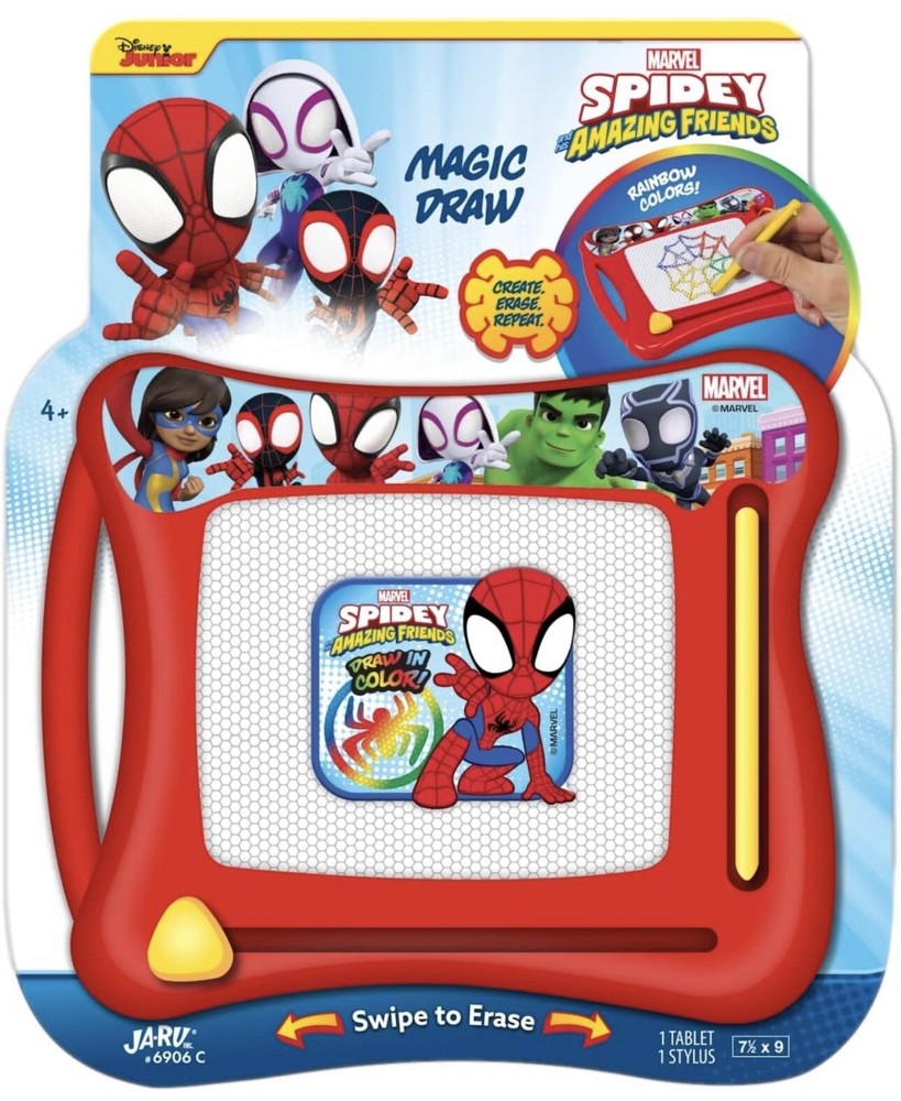 Marvel's Spiderman Magic Draw-Magnetic Drawing Pad Drawing Kids