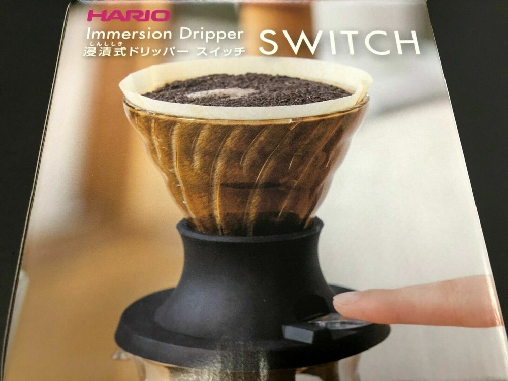 HARIO Immersion Dripper Switch SSD-5012-B Server Set w/ Coffee Carafe