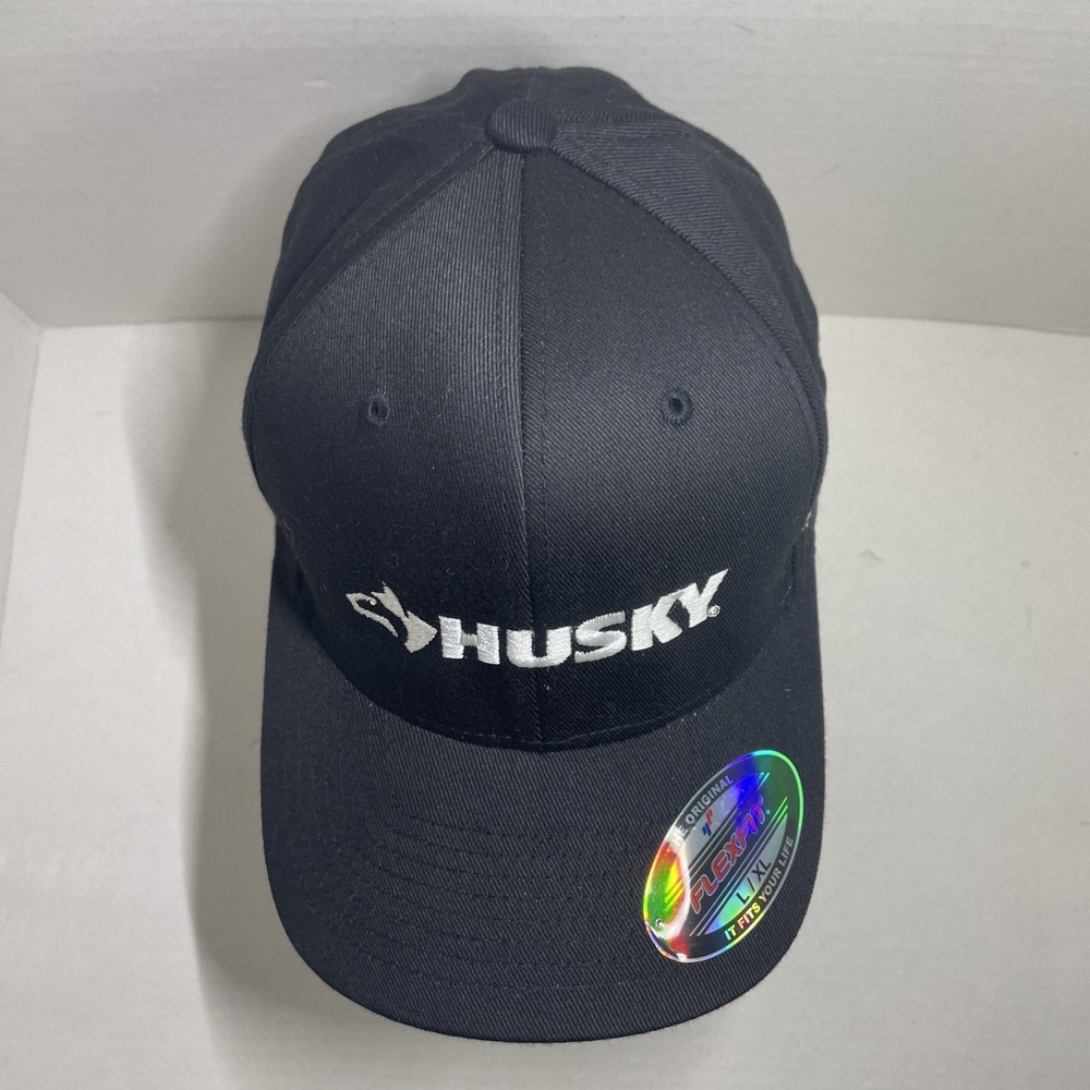 Husky Flexfit Embroidered Racing Hat Size Large - Extra Large