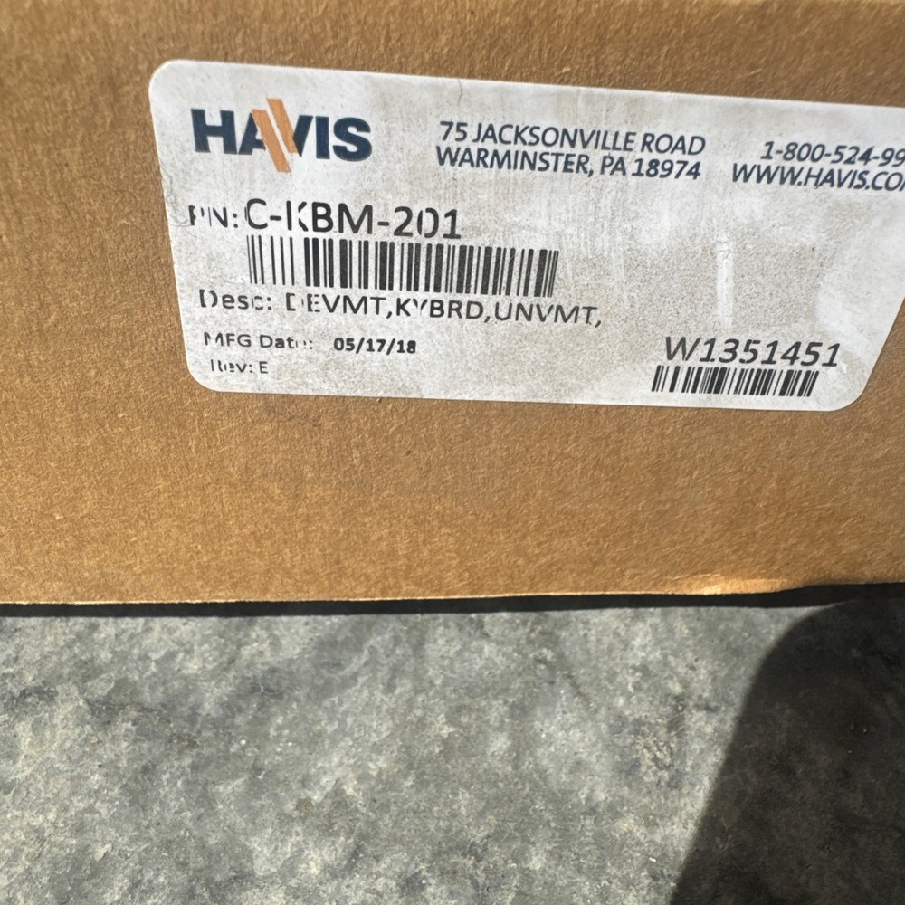 Havis Rugged Keyboard Mount C-KBM-201