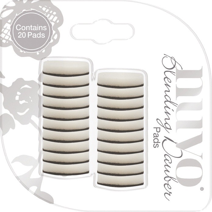 Nuvo Blending Dauber Replacement Pads-20/Pkg - 2 Pack