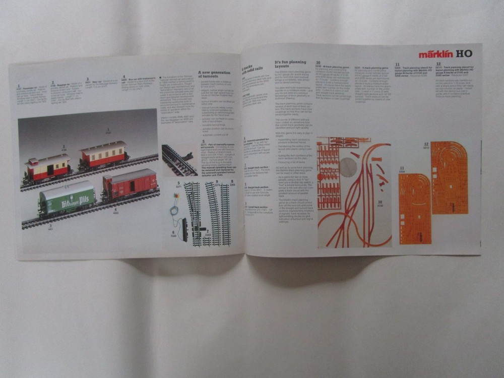 1981 Marklin Train Catalogs, 81 New Items, OH, Z, I