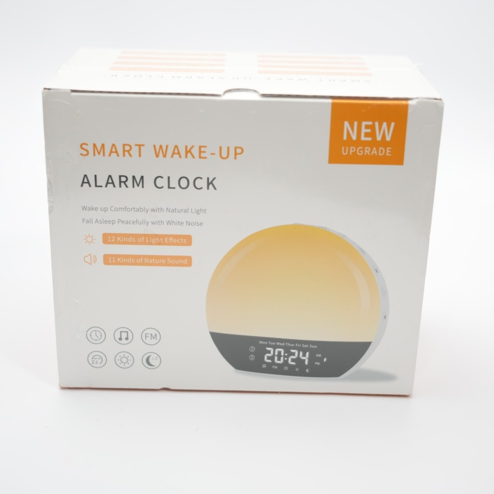 CABTICK Bluetooth Sunrise Smart Wake-up Light Alarm Clock
