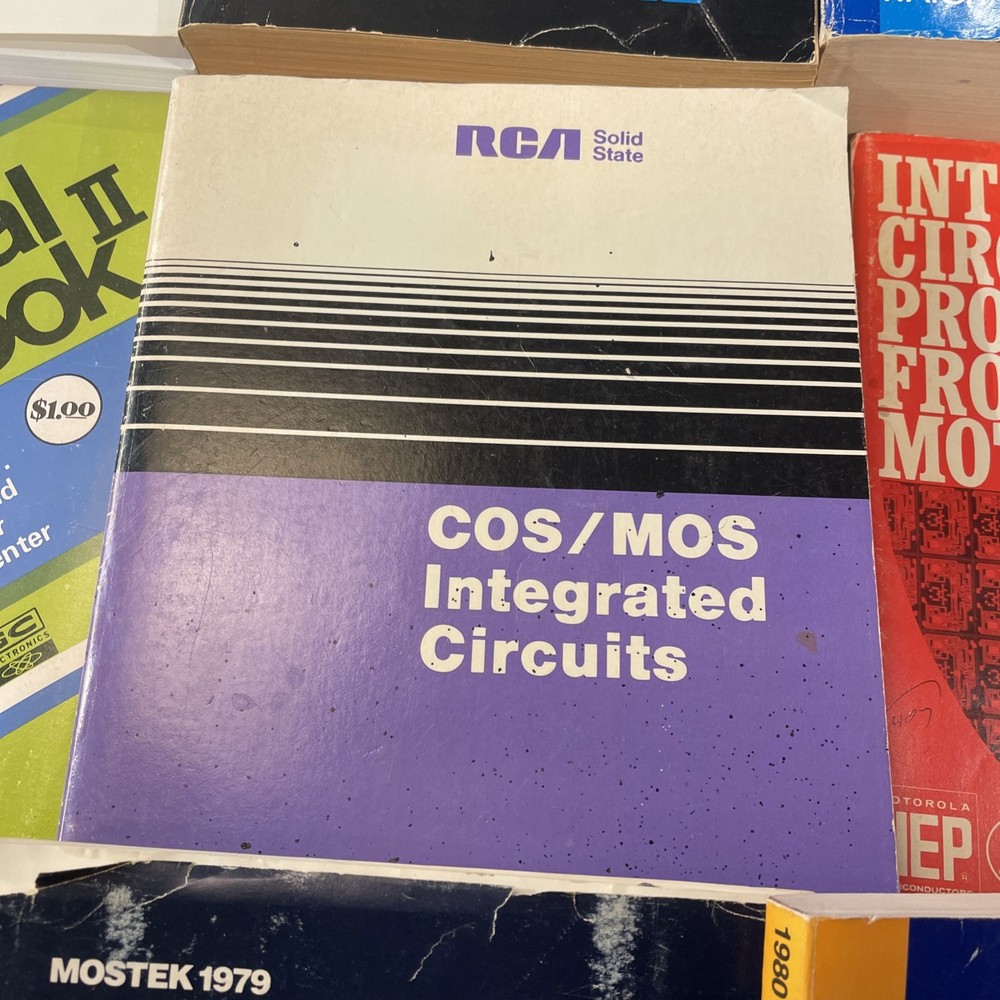 Data Library Book = Semiconductor 20 Volume Lot 1970-1997 Handbooks Catalogs