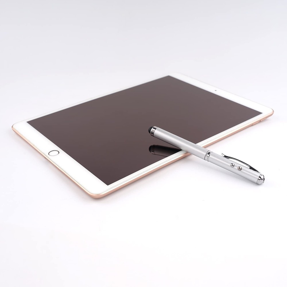 Metal Multi-Function Pen, Touch Screen Stylus, Flashlight with White Light, I...